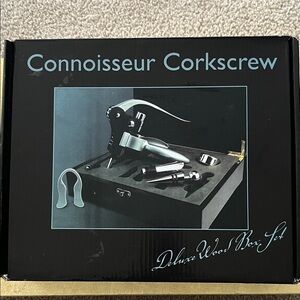 Connoisseur Corkscrew Set in Wooden Box